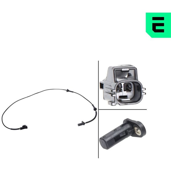 ABS-givare, Sensor, hjulvarvtal, framaxel höger
