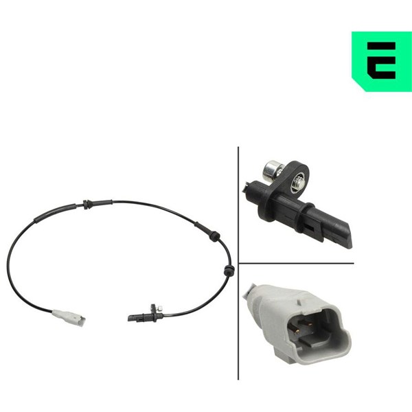 ABS-givare, Sensor, hjulvarvtal, Framaxel