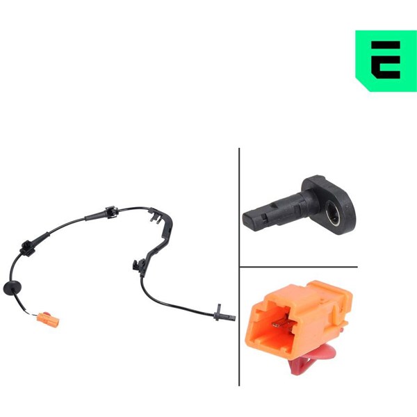 ABS-givare, Sensor, hjulvarvtal, Bakaxel höger ABS-givare, Sensor, hjulvarvtal, Bakaxel höger