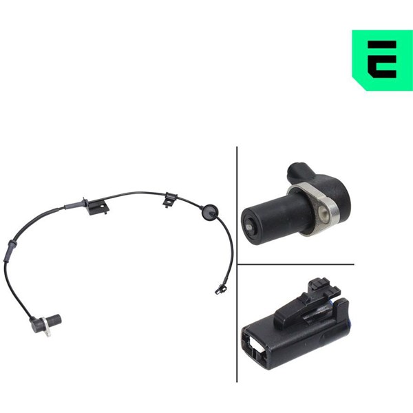 ABS-givare, Sensor, hjulvarvtal, framaxel vänster ABS-givare, Sensor, hjulvarvtal, framaxel vänster