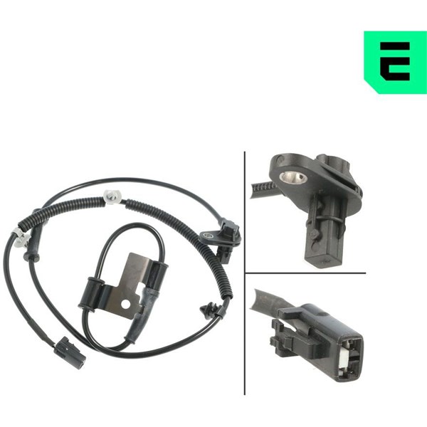 ABS-givare, Sensor, hjulvarvtal, framaxel vänster