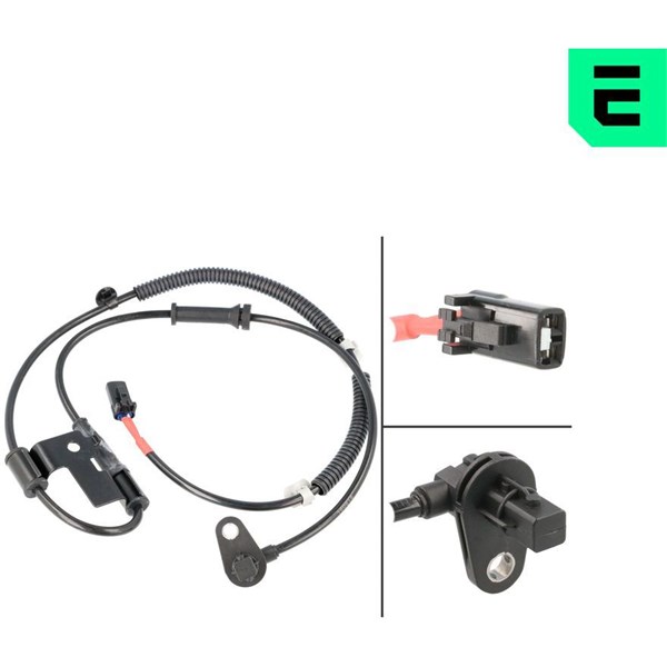 ABS-givare, Sensor, hjulvarvtal, framaxel höger ABS-givare, Sensor, hjulvarvtal, framaxel höger