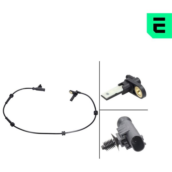 ABS-givare, Sensor, hjulvarvtal, Bakaxel vänster