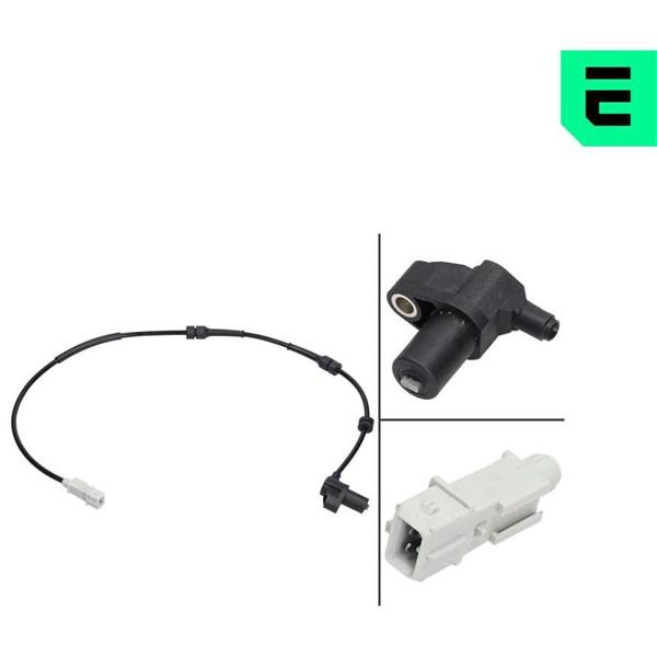 ABS-givare, Sensor, hjulvarvtal, Bakaxel, Framaxel