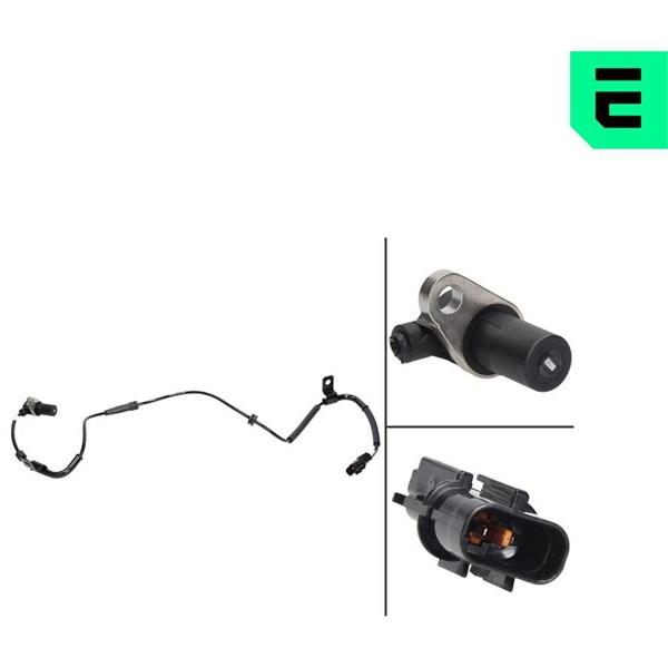 ABS-givare, Sensor, hjulvarvtal, Bakaxel vänster