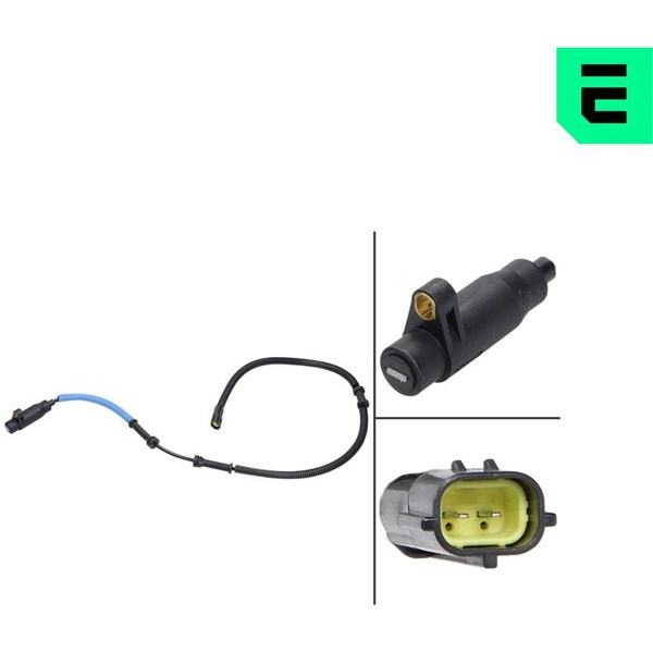 ABS-givare, Sensor, hjulvarvtal, framaxel vänster