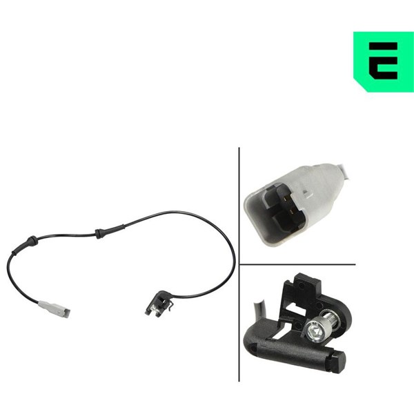 ABS-givare, Sensor, hjulvarvtal, Bakaxel