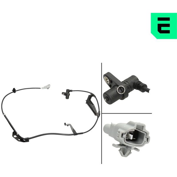 ABS-givare, Sensor, hjulvarvtal, framaxel höger
