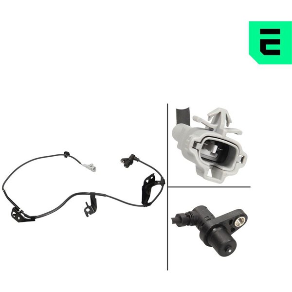 ABS-givare, Sensor, hjulvarvtal, framaxel vänster