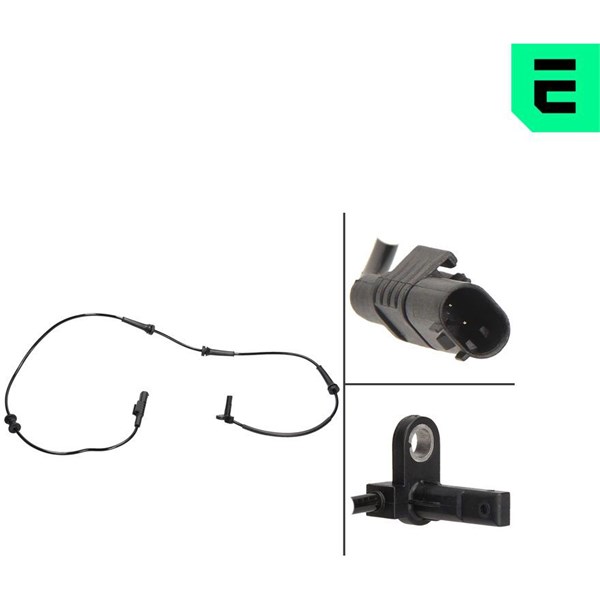 ABS-givare, Sensor, hjulvarvtal, Framaxel
