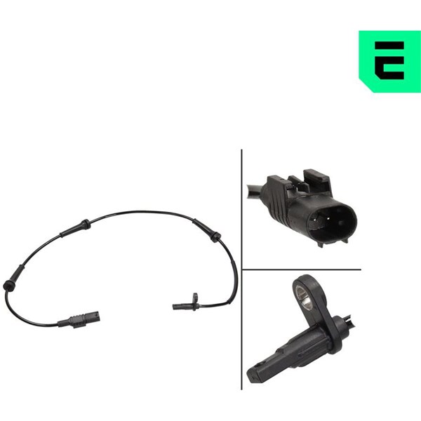 ABS-givare, Sensor, hjulvarvtal, Bakaxel