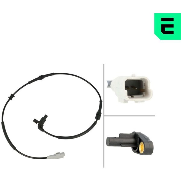 ABS-givare, Sensor, hjulvarvtal, Framaxel