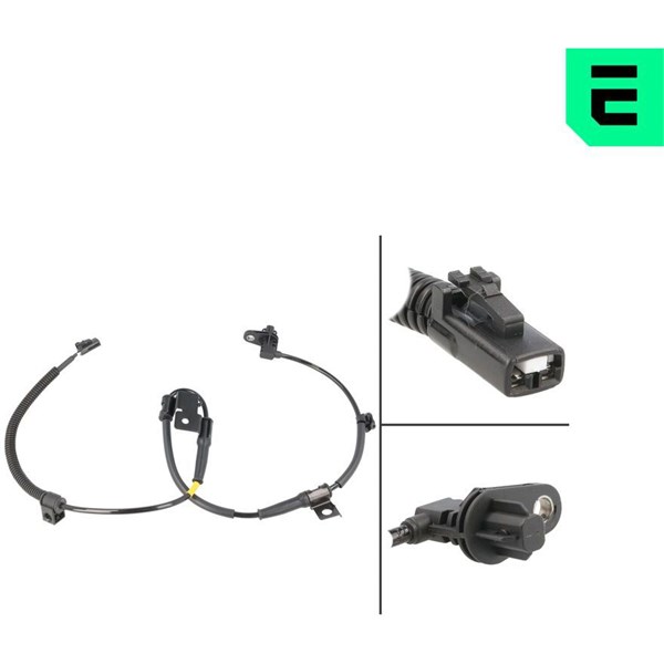 ABS-givare, Sensor, hjulvarvtal, framaxel höger
