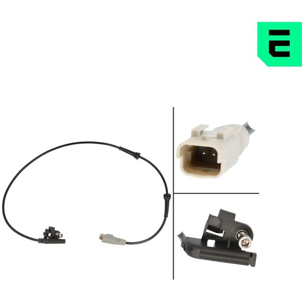 ABS-givare, Sensor, hjulvarvtal, Bakaxel höger, Bakaxel vänster