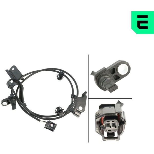 ABS-givare, Sensor, hjulvarvtal, framaxel vänster