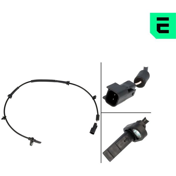 ABS-givare, Sensor, hjulvarvtal, Framaxel ABS-givare, Sensor, hjulvarvtal, Framaxel