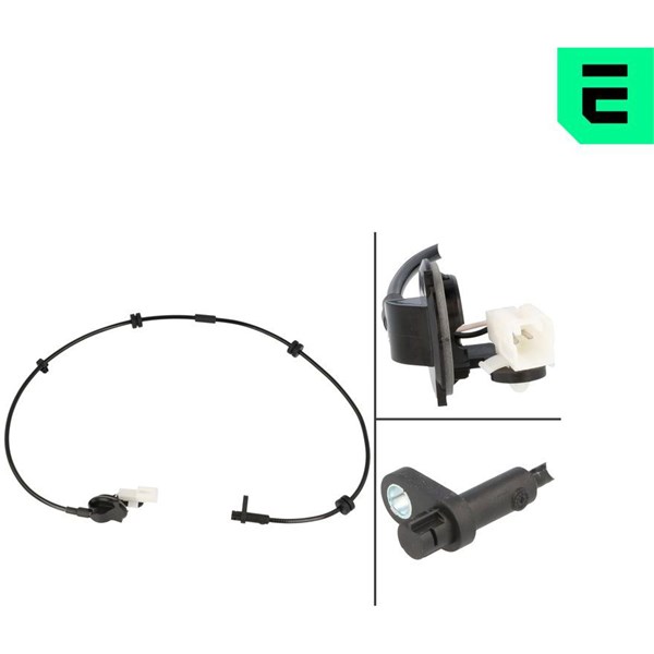 ABS-givare, Sensor, hjulvarvtal, Bakaxel ABS-givare, Sensor, hjulvarvtal, Bakaxel