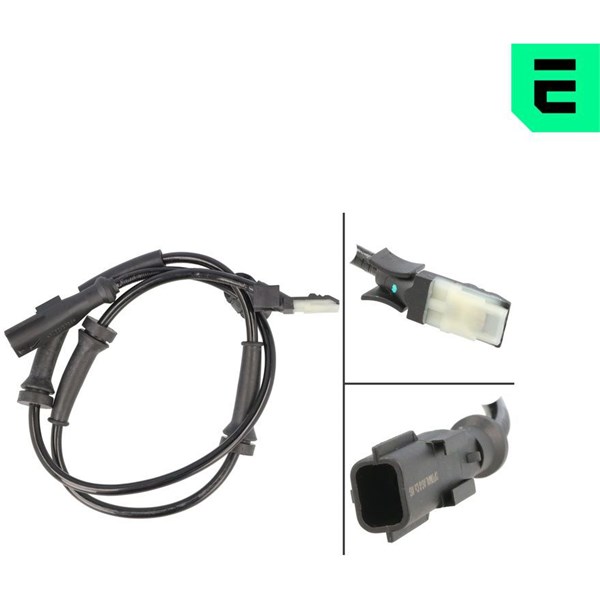 ABS-givare, Sensor, hjulvarvtal, framaxel höger, framaxel vänster