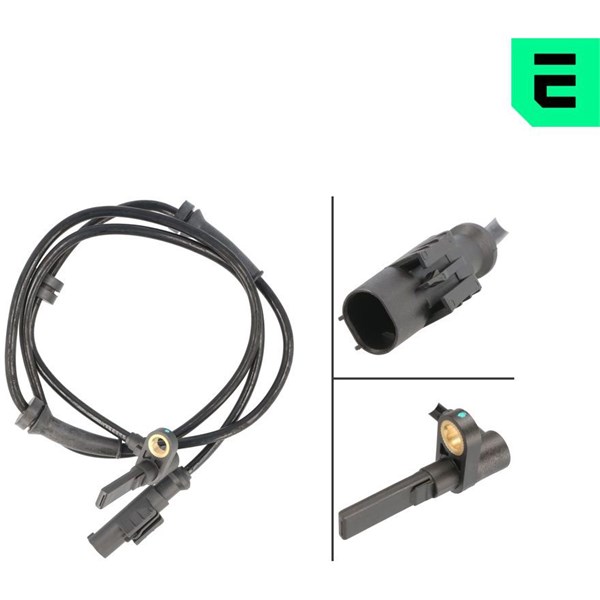 ABS-givare, Sensor, hjulvarvtal, framaxel vänster