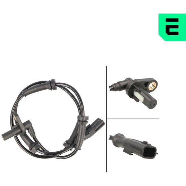 ABS-givare, Sensor, hjulvarvtal, Bakaxel