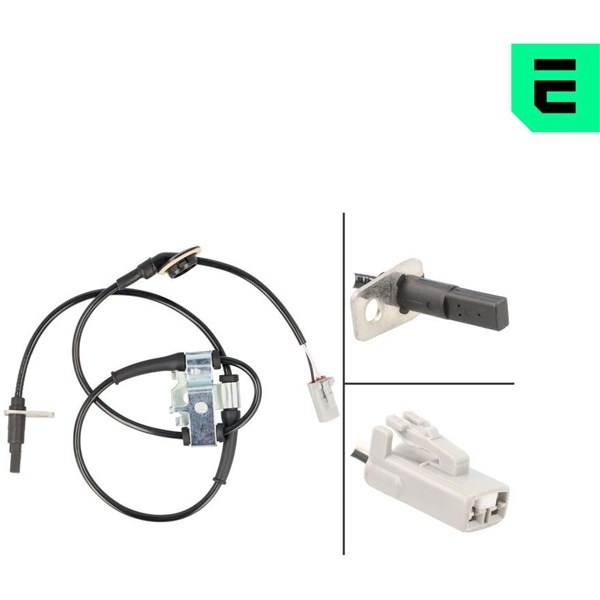 ABS-givare, Sensor, hjulvarvtal, framaxel vänster