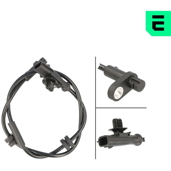 ABS-givare, Sensor, hjulvarvtal, Bakaxel