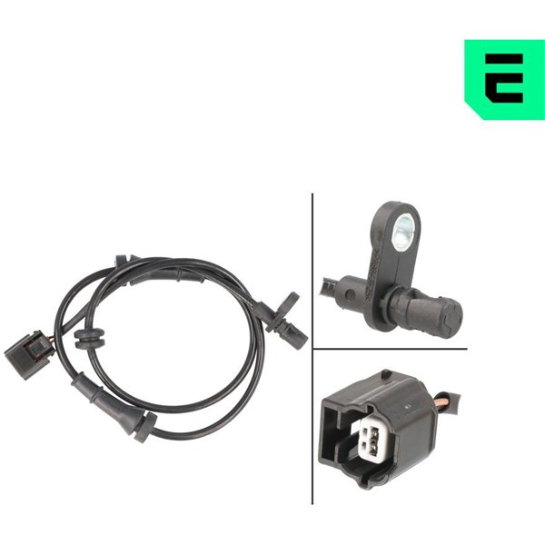 ABS-givare, Sensor, hjulvarvtal, Bakaxel vänster