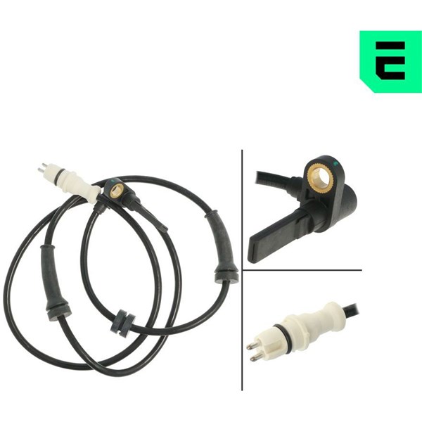 ABS-givare, Sensor, hjulvarvtal, framaxel vänster