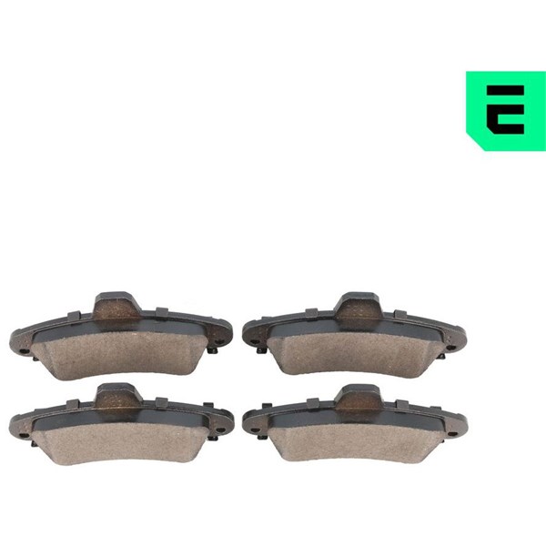 Bromsbeläggsats, Bakaxel