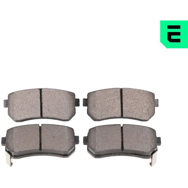 Bromsbeläggsats, Bakaxel