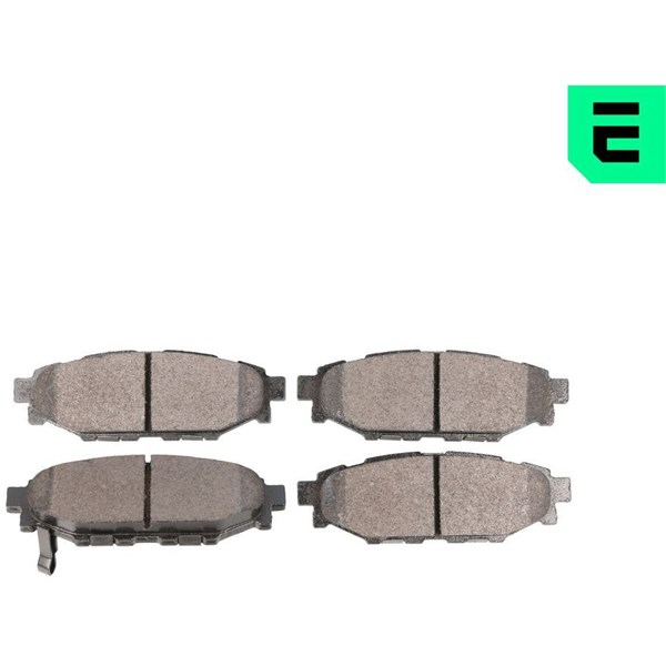 Bromsbeläggsats, Bakaxel