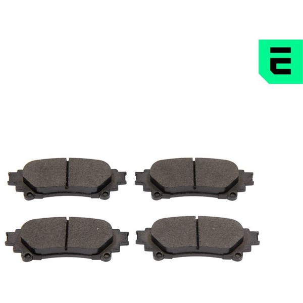 Bromsbeläggsats, Bakaxel