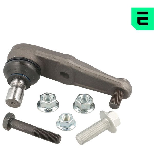 Kulled / Spindelled, framaxel höger, framaxel vänster, Nedre