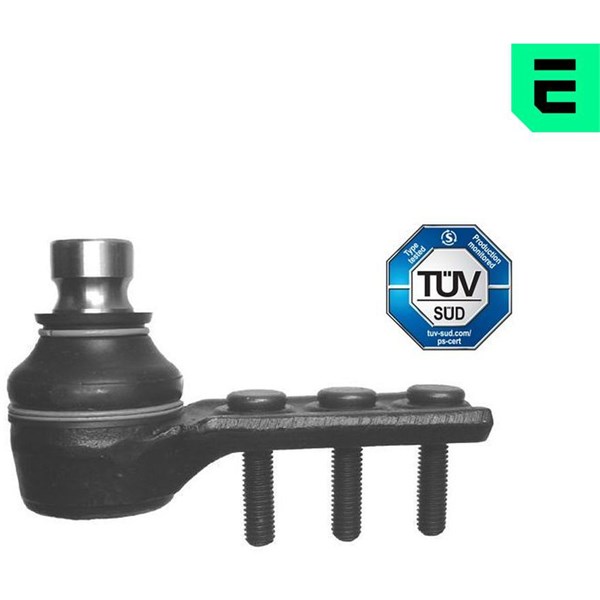 Kulled / Spindelled, framaxel höger, framaxel vänster, Nedre