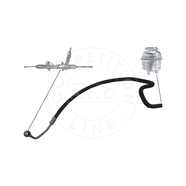 Hydraulikslang, styrsystem, Från styrväxel till kylrör Aic 58290 AIC