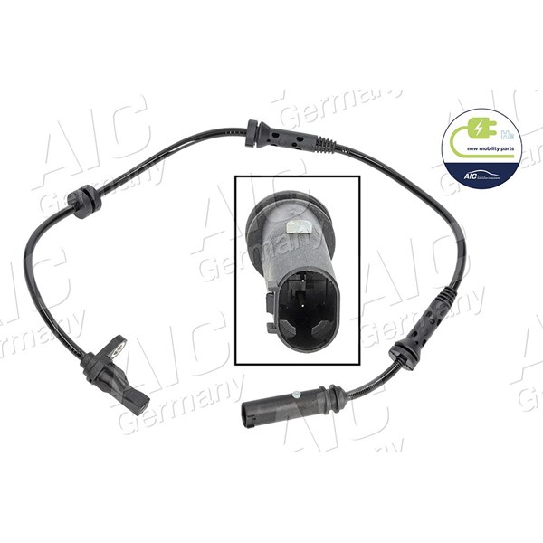 ABS-givare, Sensor, hjulvarvtal, framaxel höger, framaxel vänster AIC