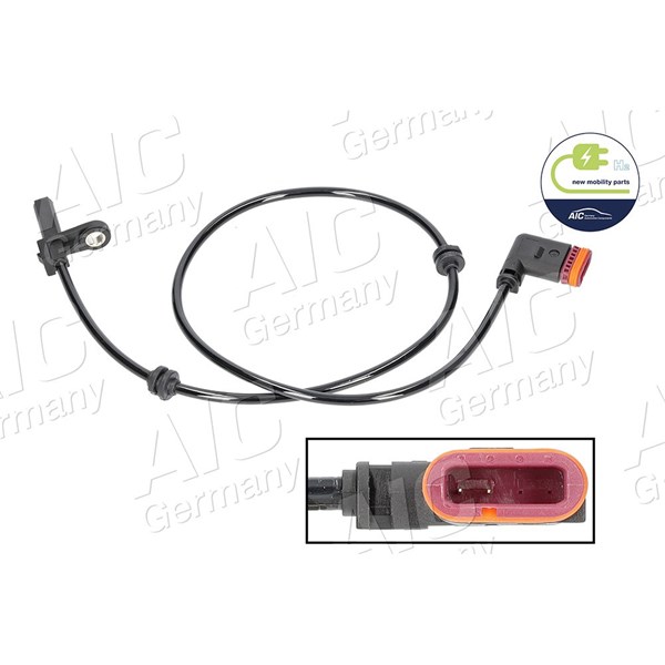 ABS-givare, Sensor, hjulvarvtal, Bakaxel höger, Bakaxel vänster A AIC