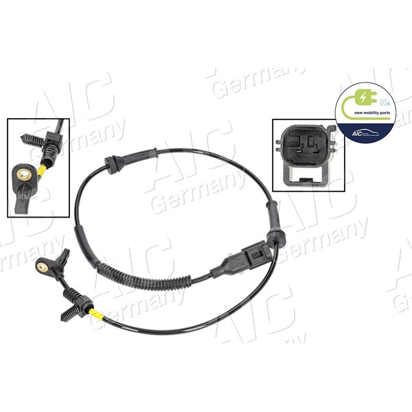 ABS-givare, Sensor, hjulvarvtal, framaxel höger, framaxel vänster AIC