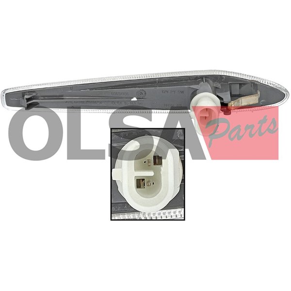 Blinkers, Höger fram, Sidoinstallation Aic 72132 AIC