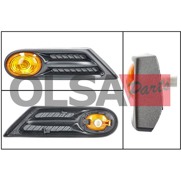 Blinkers, Höger fram, Sidoinstallation Aic 72145 AIC
