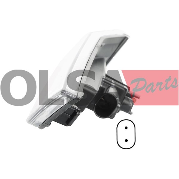 Blinkers, Höger fram, Sidoinstallation Aic 75021 AIC