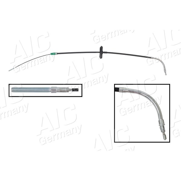 Vajer, parkeringsbroms, Fram Aic 75298 AIC