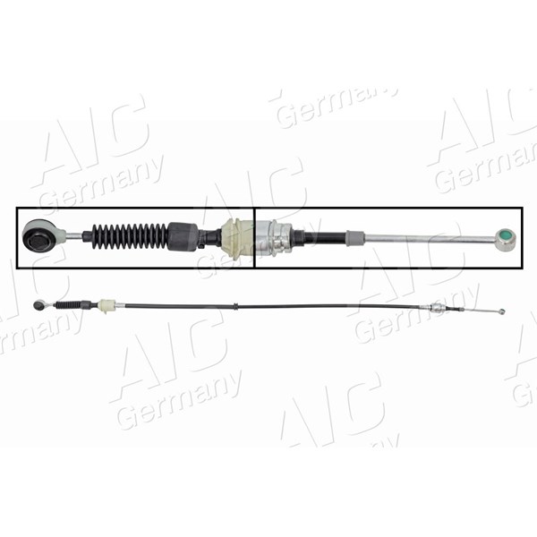 Vajer, manuell transmission, Höger Aic 75338 AIC