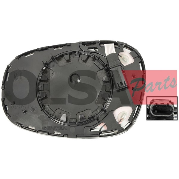 Spegelglas, yttre spegel, Höger Aic 75411 AIC Spegelglas, yttre spegel, Höger Aic 75411 AIC