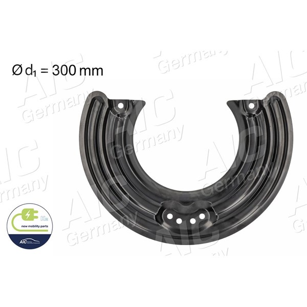 Bromssköld, framaxel höger, framaxel vänster Aic 75514 AIC