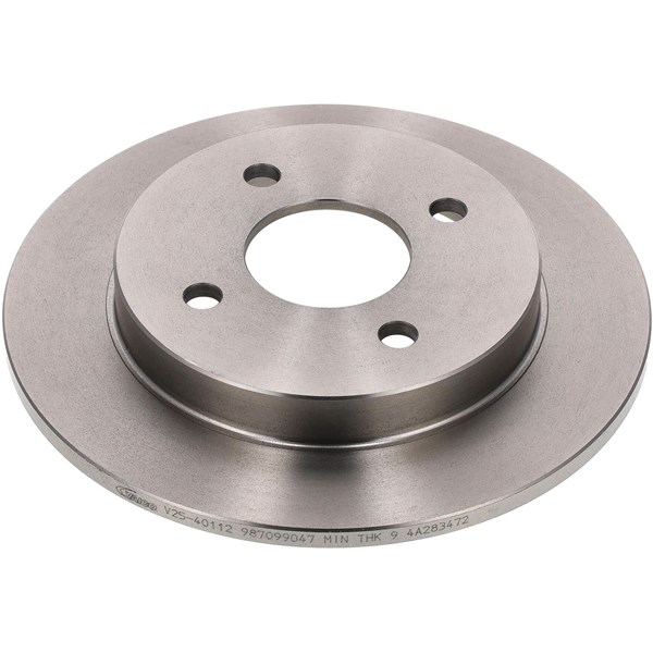 Bromsskiva Solid, Bakaxel Vaico V25-40112 VAICO