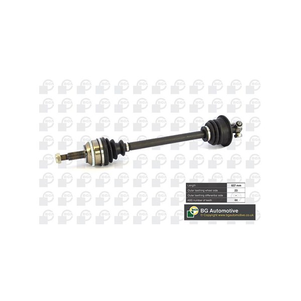 Drivaxel, framaxel vänster Bga DS7317LA BGA