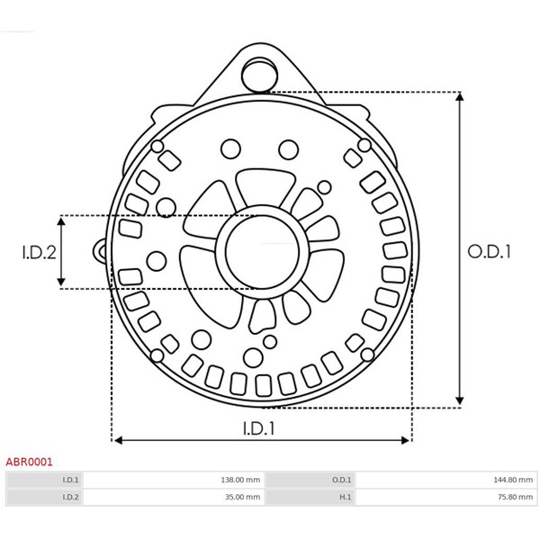 Skyddskåpa, generator As-pl ABR0001 AS-PL