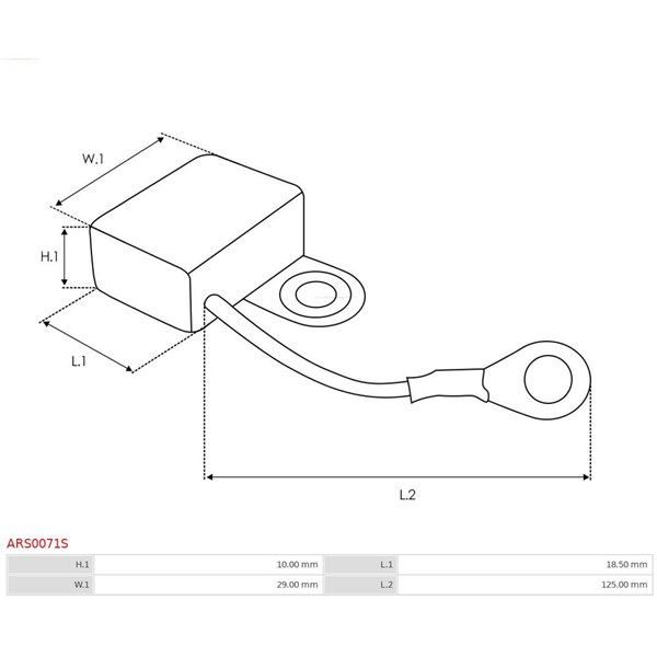 Reparationssats, generator As-pl ARS0071S AS-PL