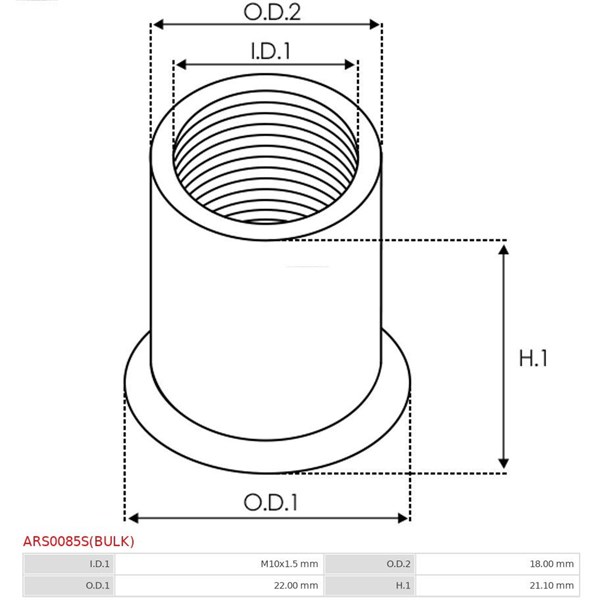 Reparationssats, generator As-pl ARS0085S(BULK) AS-PL